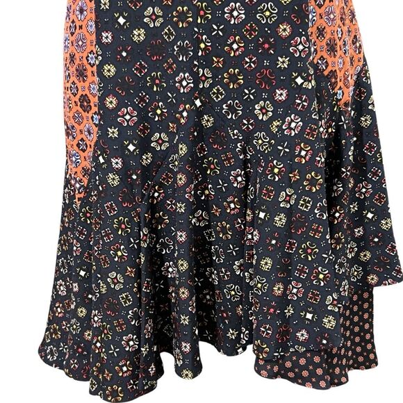 Derek Lam 10 Crosby Foulard Medallion Print Silk Dress Sz 8 Boho Career Office - Picture 4 of 15